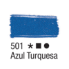 Tinta para tecido Azul Turquesa 501 - Image 2