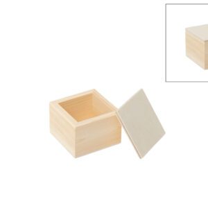 Caixa quadrada 6x6x4.5cm