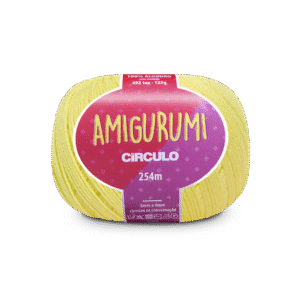 Círculo – Amigurumi Algodão Mercerizado 254m - 1730 AMARELO-CANDY