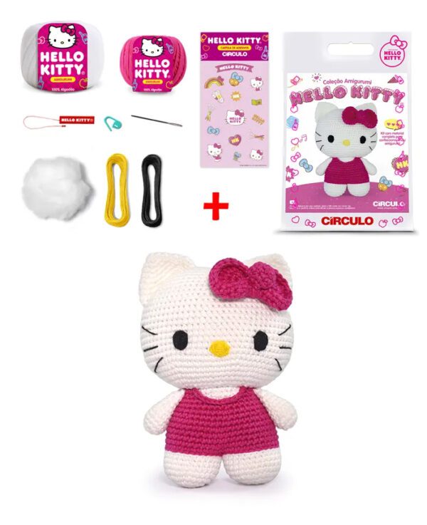 Kit Amigurumi HELLO KITTY Circulo - Image 3