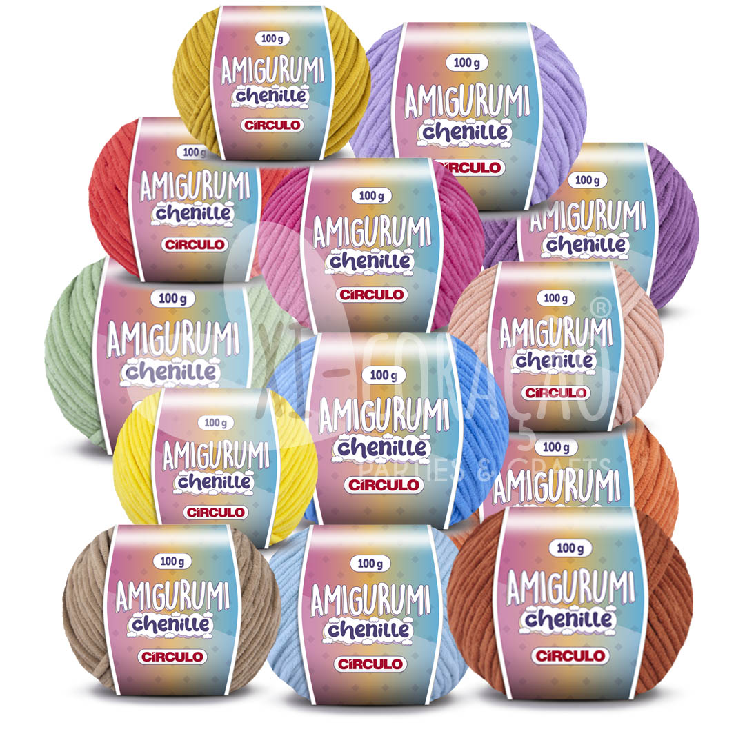 Círculo Amigurumi Chenille