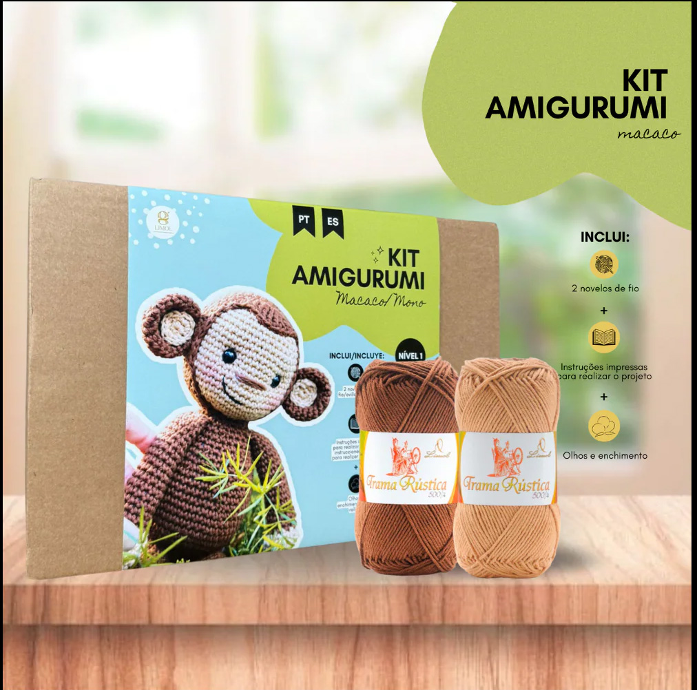 Kit Amigurumi MACACO Limol
