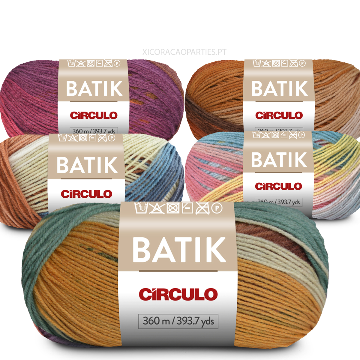 Fio de Crochê Círculo Batik | 100G