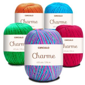 Charme CIRCULO 100% algodão mecerizado