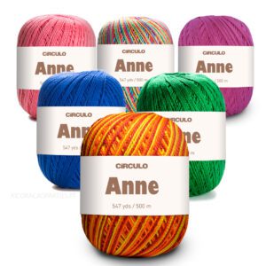 Anne 500 CÍRCULO 100% Algodão Mercerizado