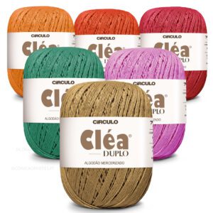 Cleá Duplo Círculo 100% Algodão Mercerizado