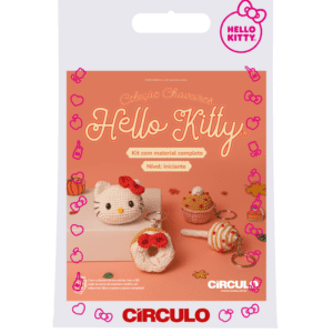 Kit Amigurumi Porta-Chaves Hello Kitty® CÍRCULO