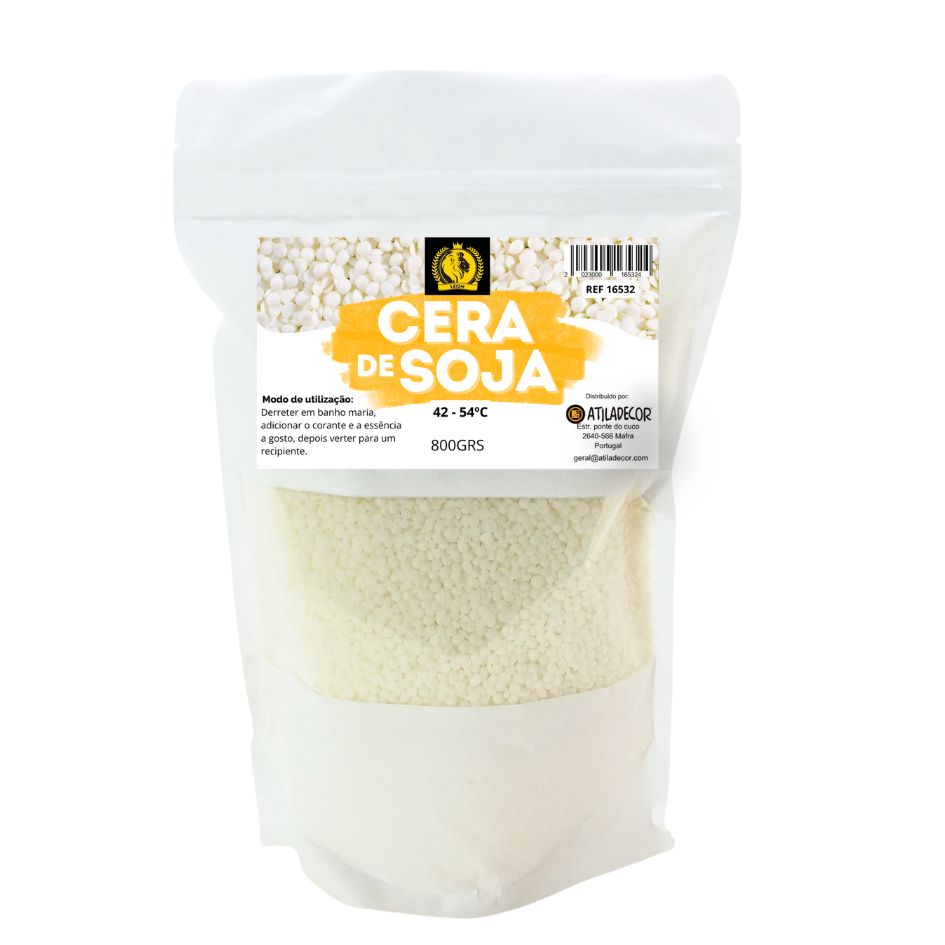 Cera de Soja para Velas, BPF (Copo), 800g