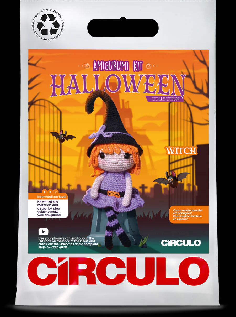Kit Amigurumi Halloween Círculo - Image 3