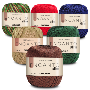 Círculo Encanto Slim – Fio 100% Viscose 240m | 100g