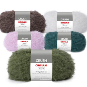 Fio Crush Círculo 100% Poliamida para croché e tricô