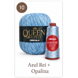 10 - Azul Rei + Opalina