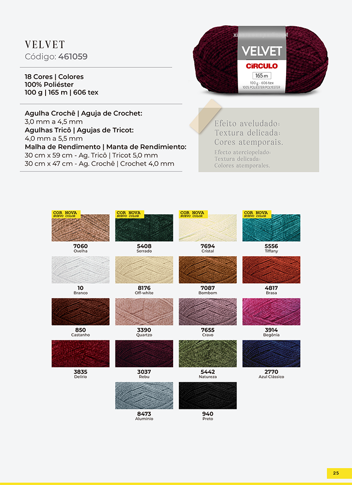 Fio Velvet Círculo